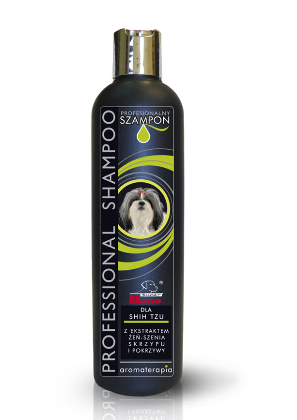 CERTECH PROFESSIONAL 250 ml - Profesjonalny szampon dostosowany do pielęgnacji sierści psów rasy Shih-tzu. Żeń-szeń, skrzyp i pokrzywa.