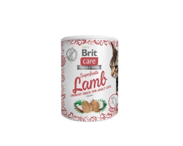 Brit Care Bezzbożowy przysmak dla dorosłych kotów niezawierający zbóż, z superfruits, dla dorosłych kotów. Uzupełnienie codziennej diety