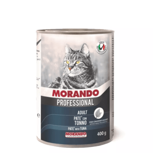 Pasztet z tuńczykiem dla kota – MORANDO PRO KOT 400g. Idealnie zbalansowana, mokra karma dla kotów.